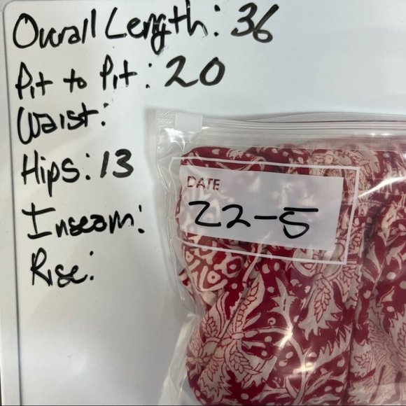 Alicia Bell Silk Cotton Floral Mini Dress Cover Up Red M - Picture 6 of 6